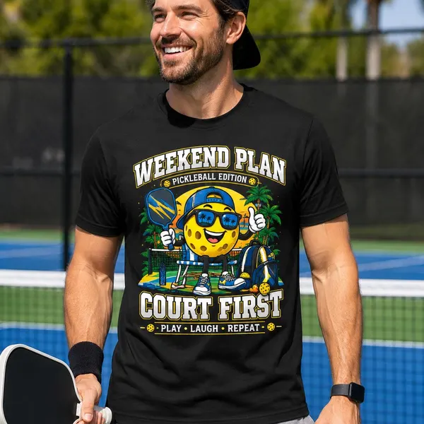 Weekend Plan Court First Pickleball Edition lifestyle mockup