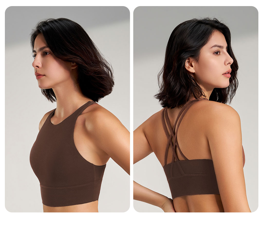 KAVOMAZ classic sports bra back view color 3